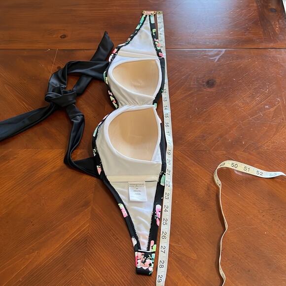 Essentials by Body Concepts 0X 2 Piece Swimsuit Halter Pin Up Girl Retro Look - Picture 9 of 9